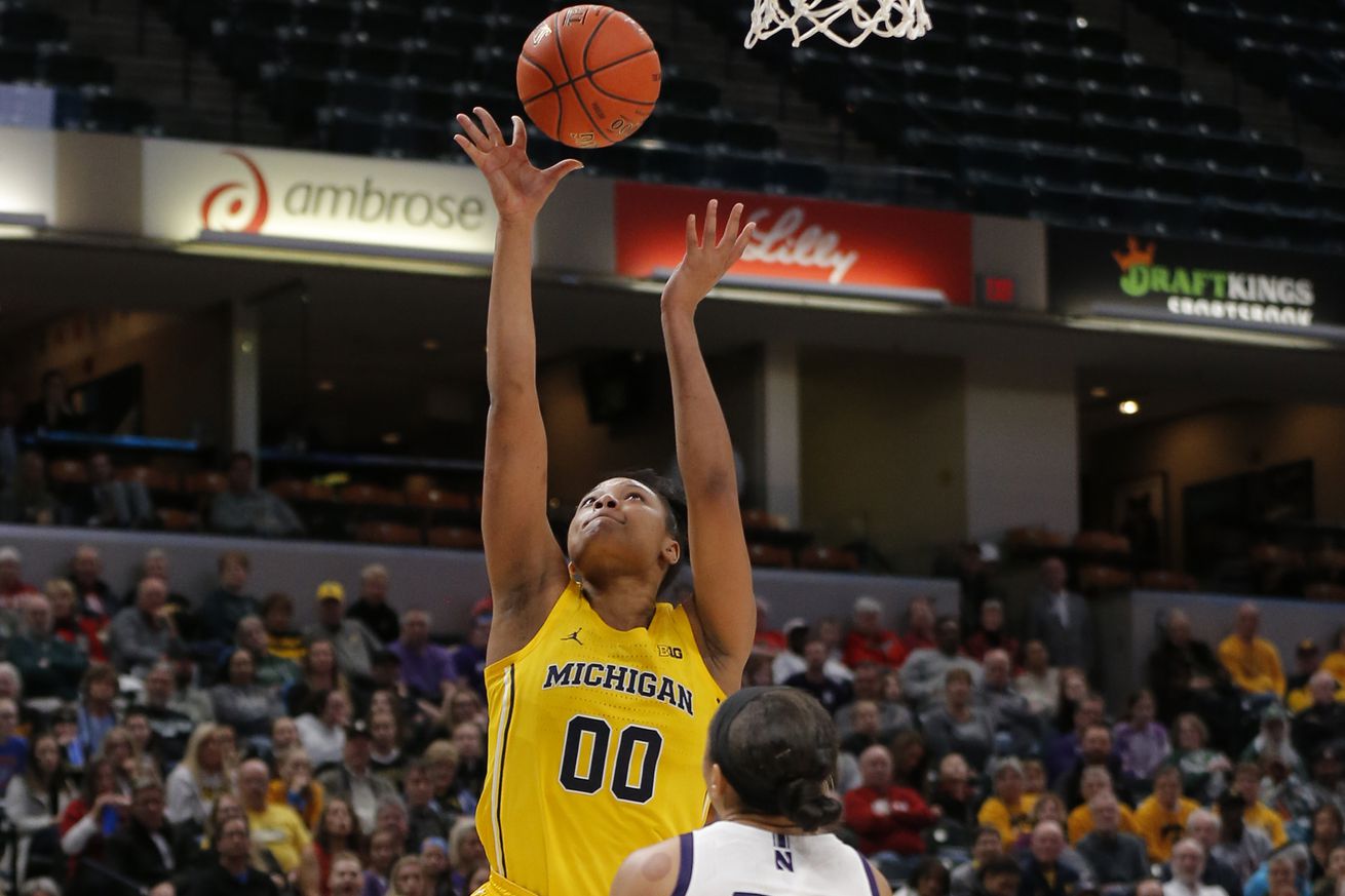 COLLEGE BASKETBALL: MAR 06 Big Ten Women’s Tournament - Michigan vs Northwestern
