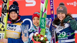 Hendrickson on the Podium at World Cup in Ljubno, Slovenia