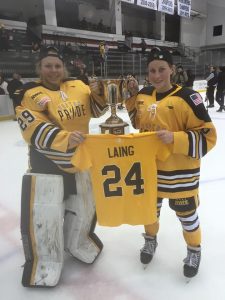 Tremendous team spirit by Kelly Cooke and Hayley Moore