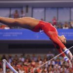 gymnast rebecca downie on bars
